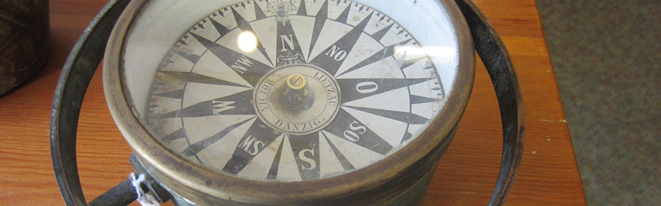Filey Museum lifeboat Room compass